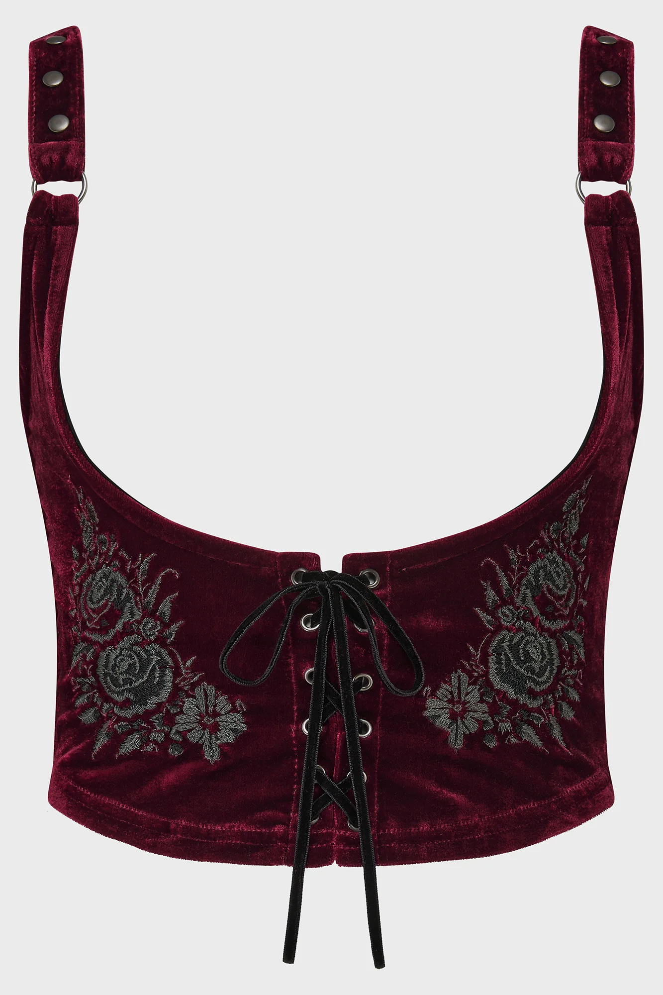 A Devil's Rose Underbust Corset Top - Image 4