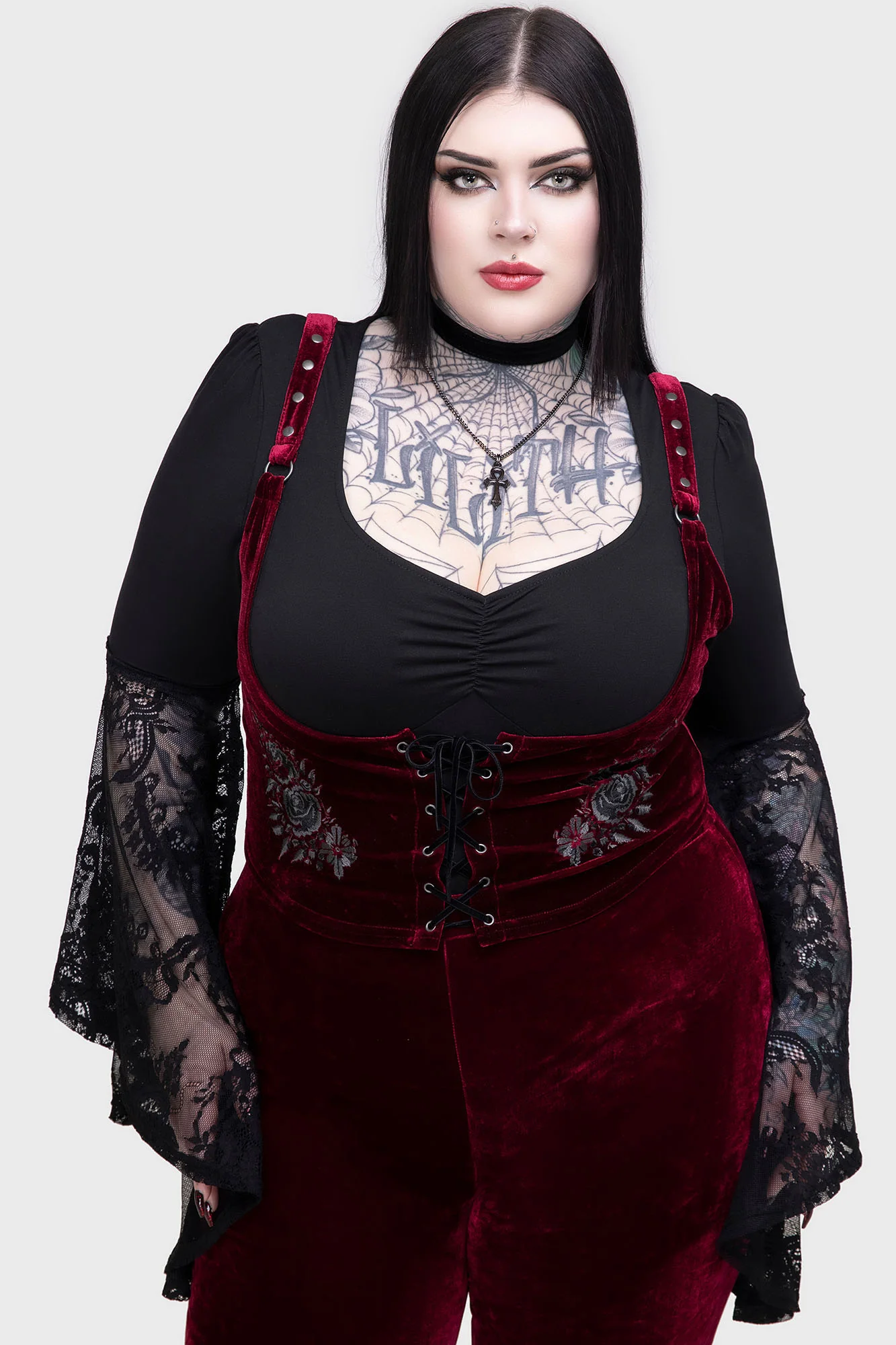A Devil's Rose Underbust Corset Top - Image 5
