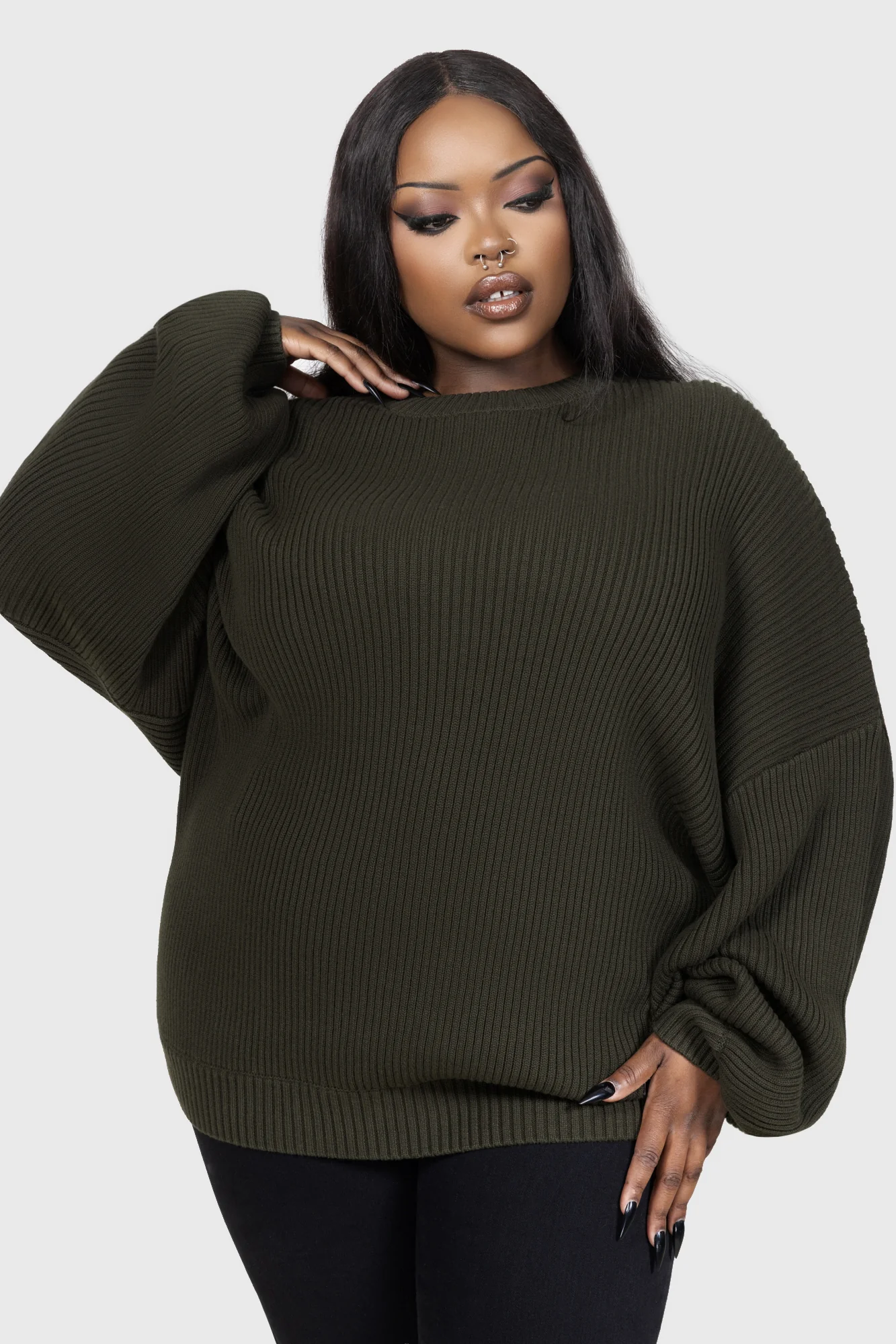 Belinda Sweater [KHAKI] - Image 5