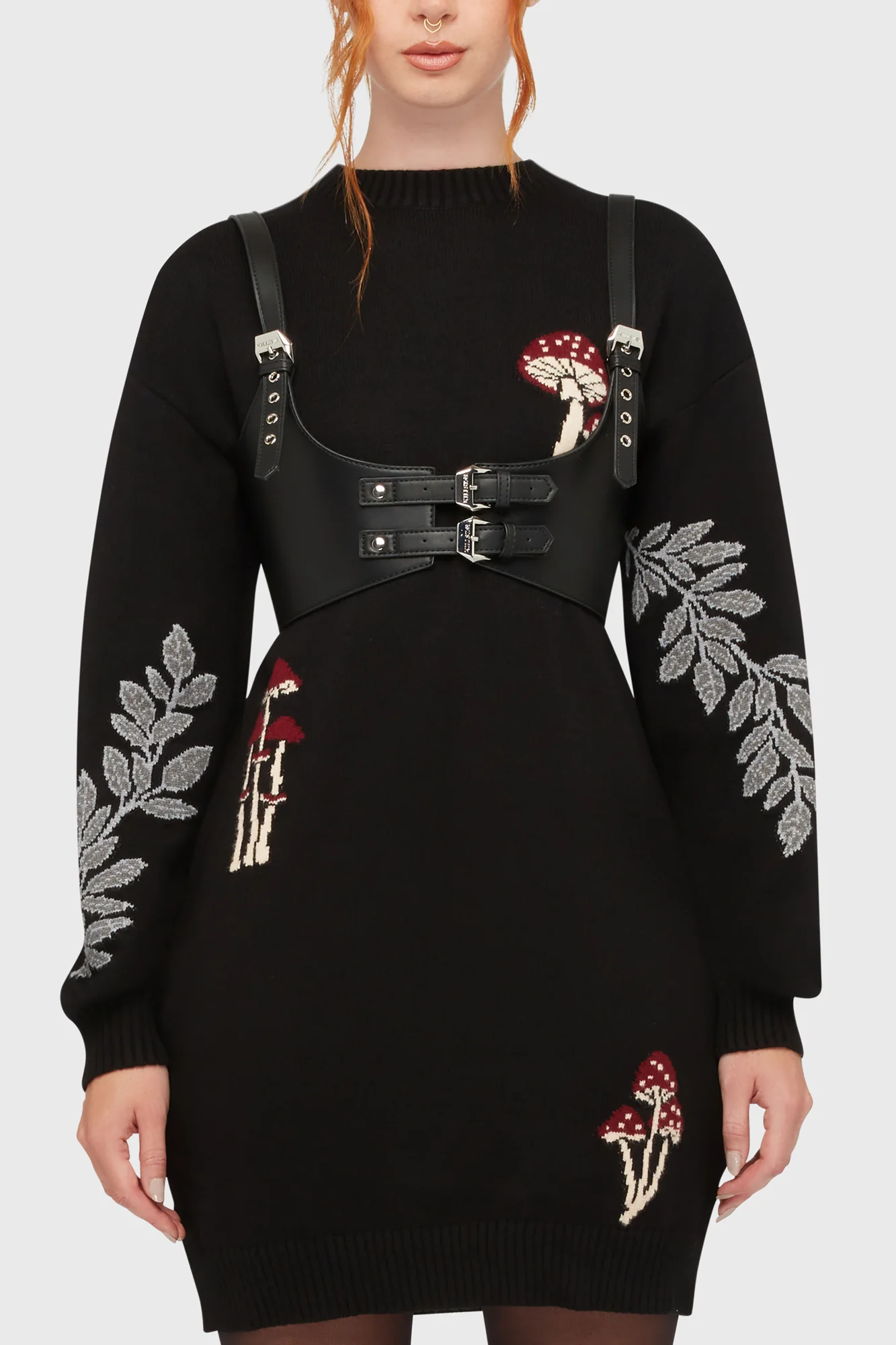 Bitter Morelle Sweater Dress - Image 3