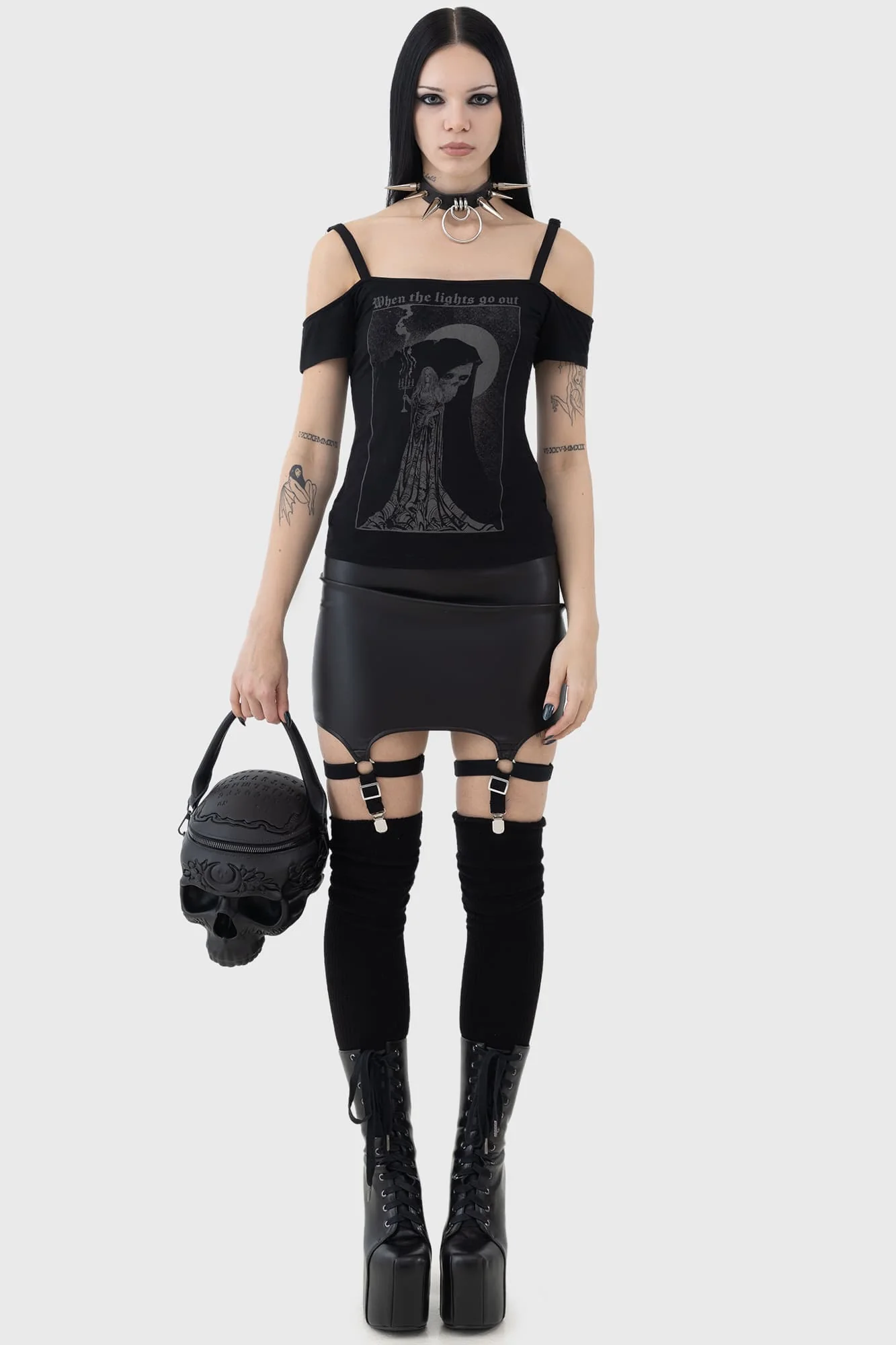 Contact The Dead Skull Handbag - Image 5