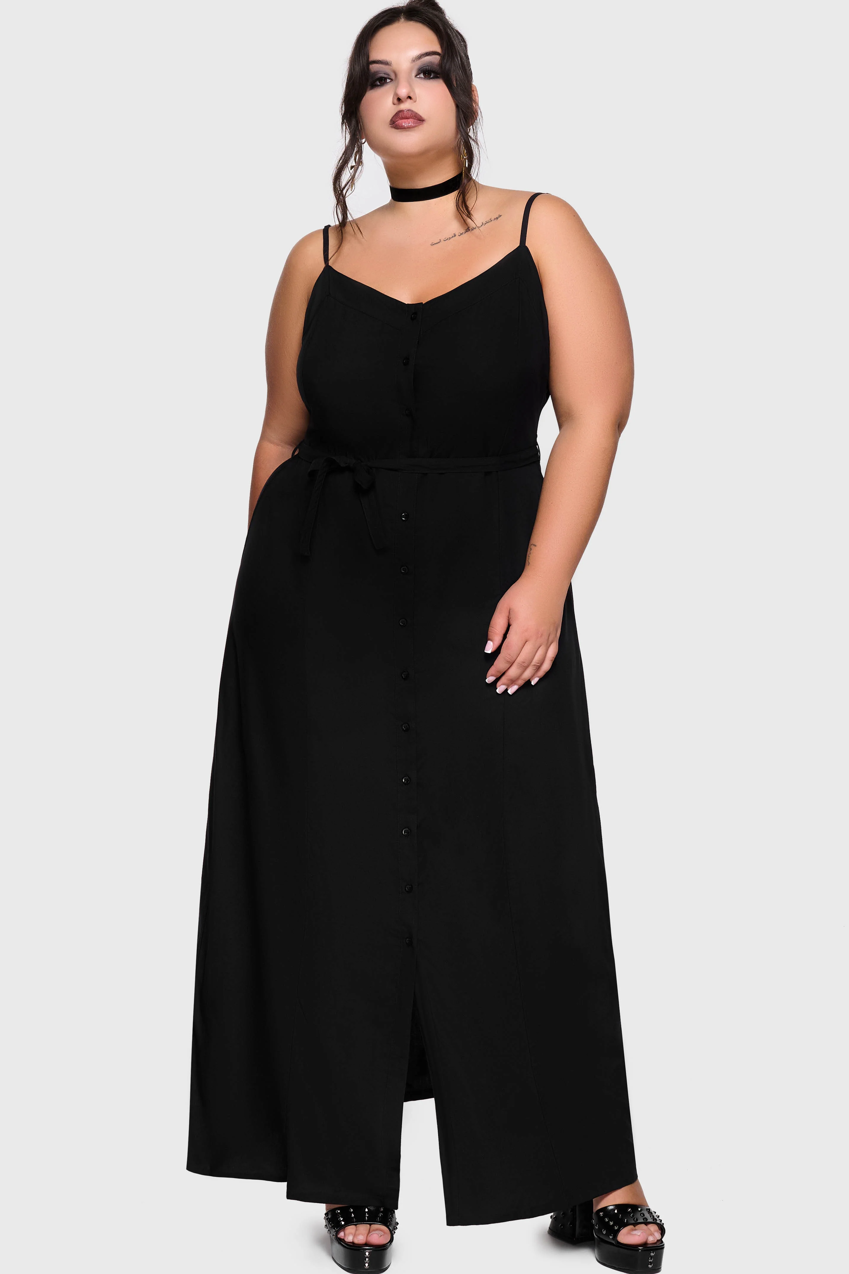 Cottage Chorus Maxi Dress [BLACK] - Image 6