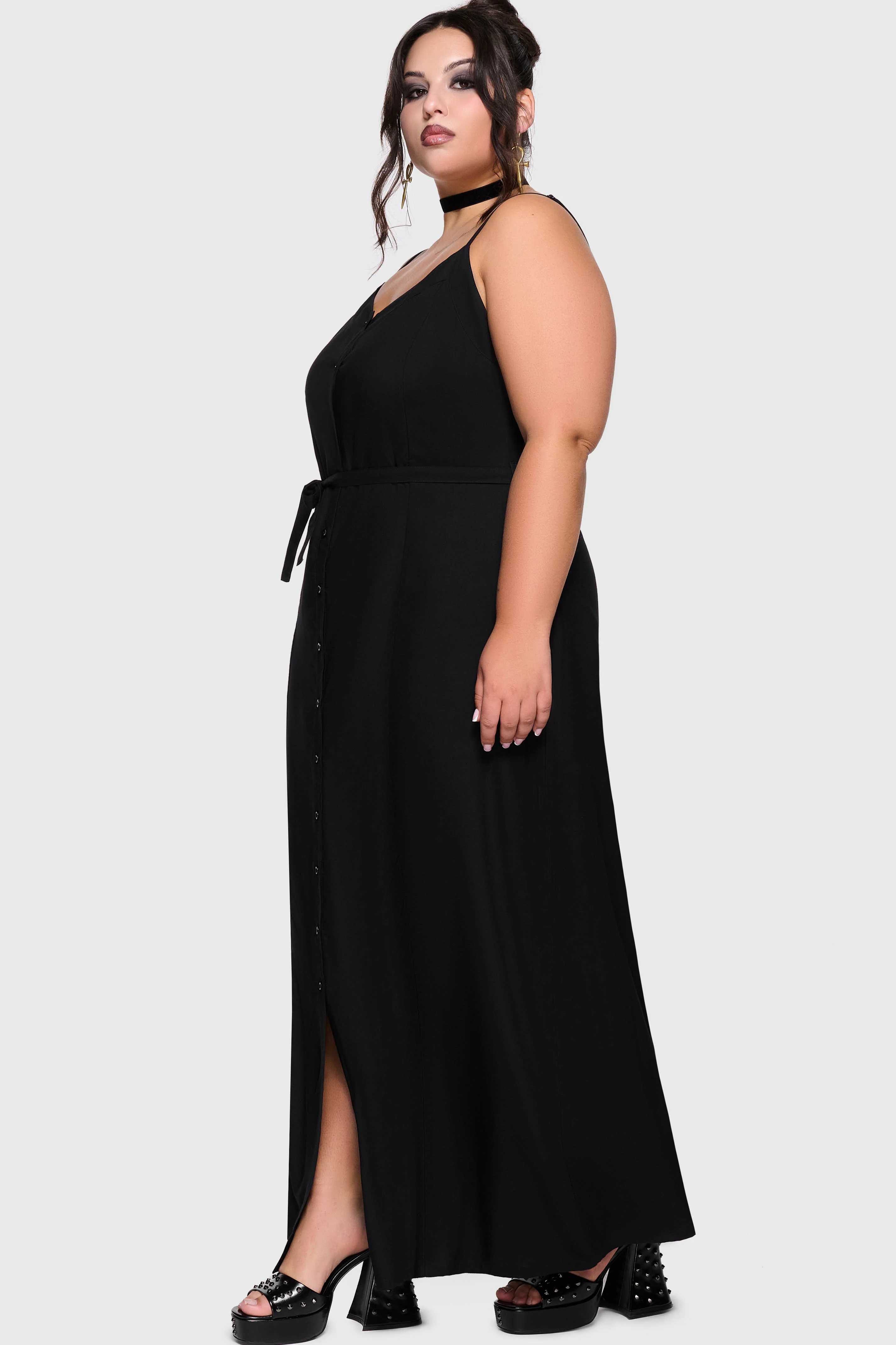 Cottage Chorus Maxi Dress [BLACK] - Image 7