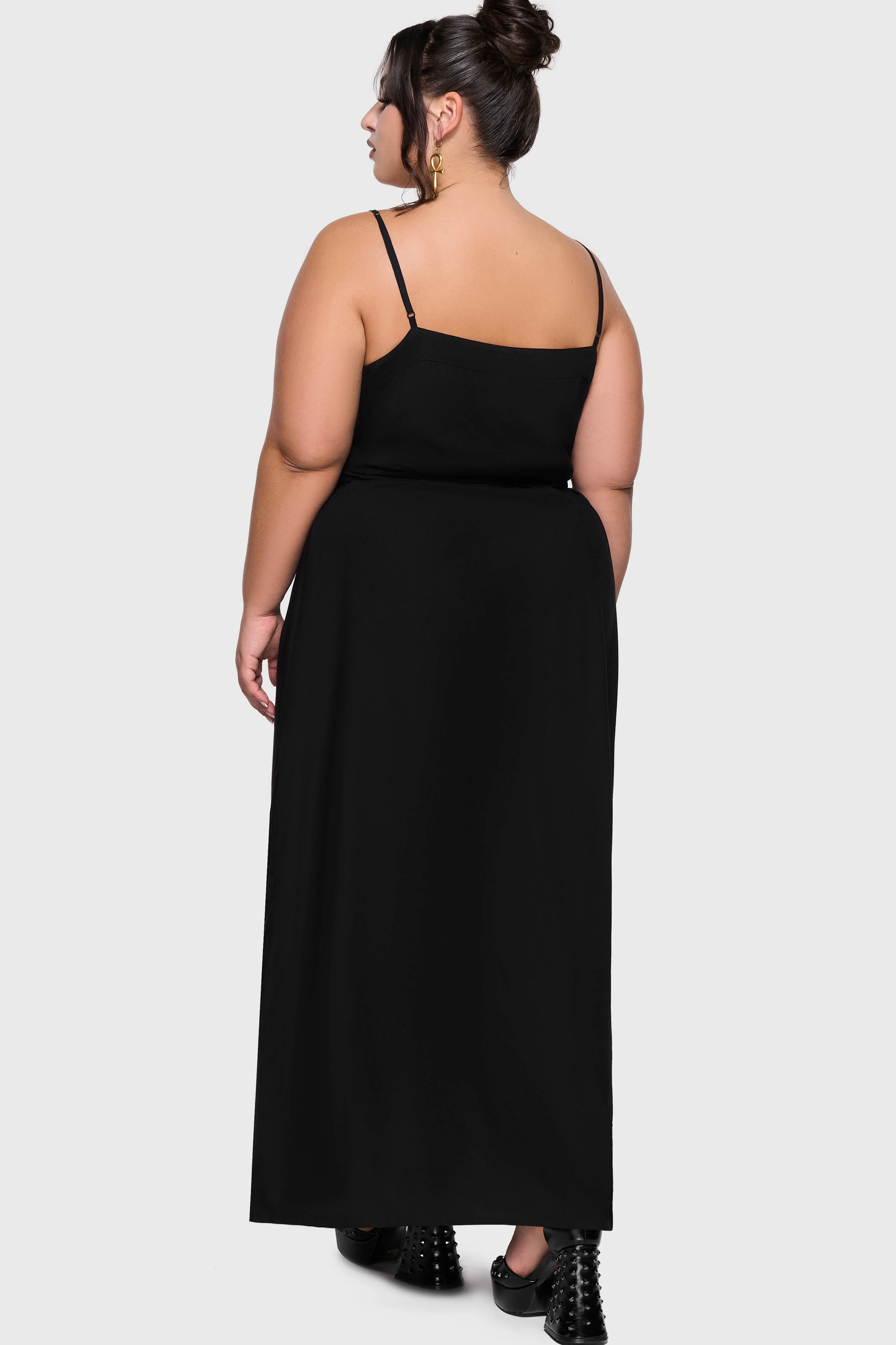 Cottage Chorus Maxi Dress [BLACK] - Image 9