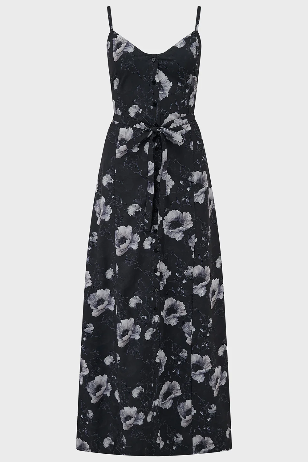 Cottage Chorus Maxi Dress [BLACK AND WHITE] - Image 6