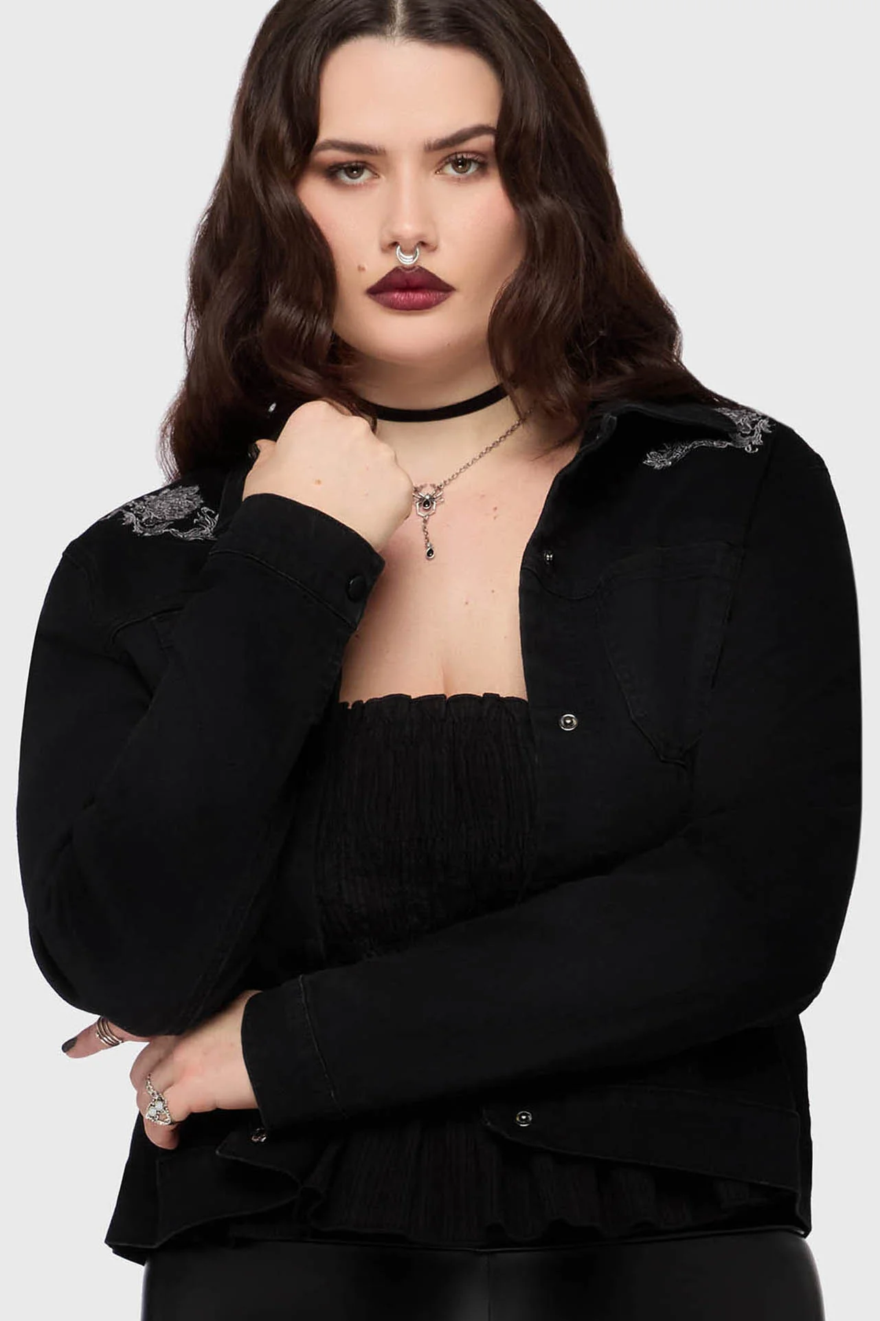 Gaia Adorned Embroidered Jacket - Image 5
