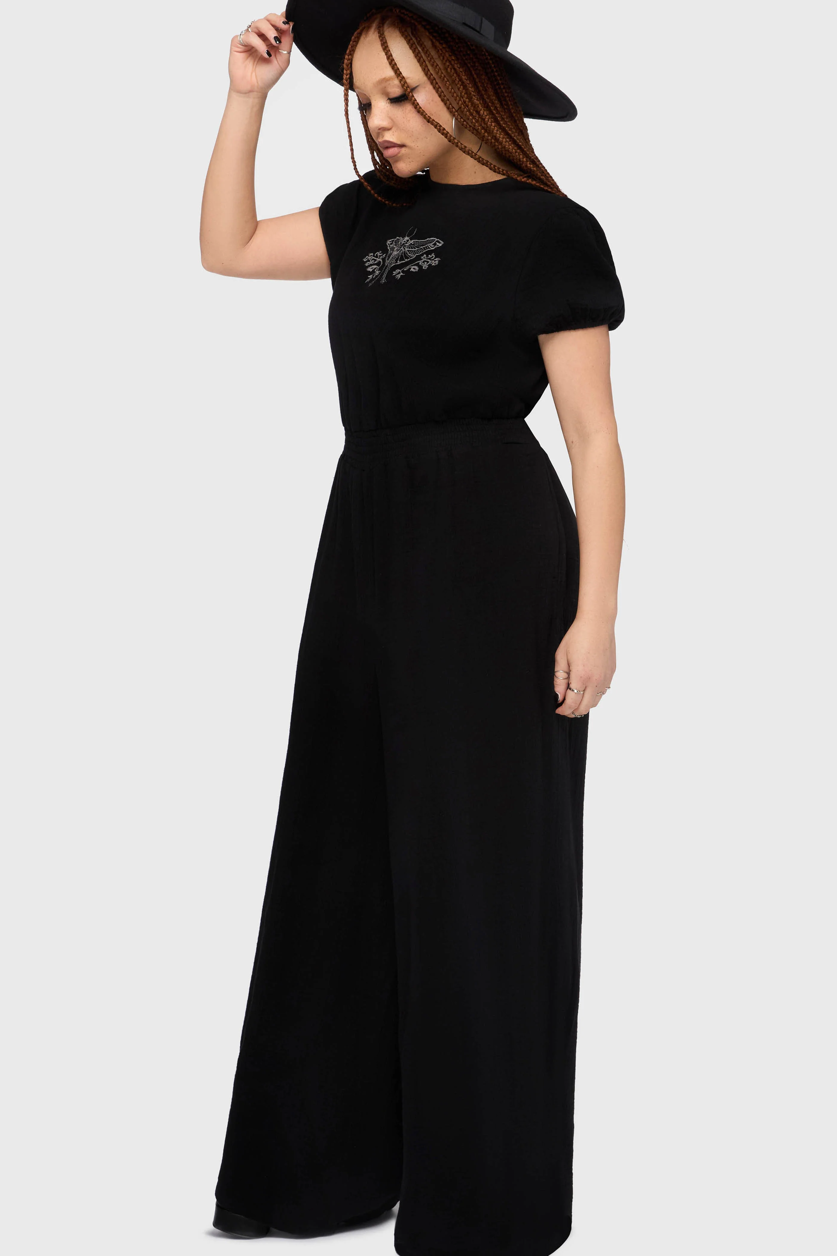 Gaia Adorned Embroidered Jumpsuit - Image 7
