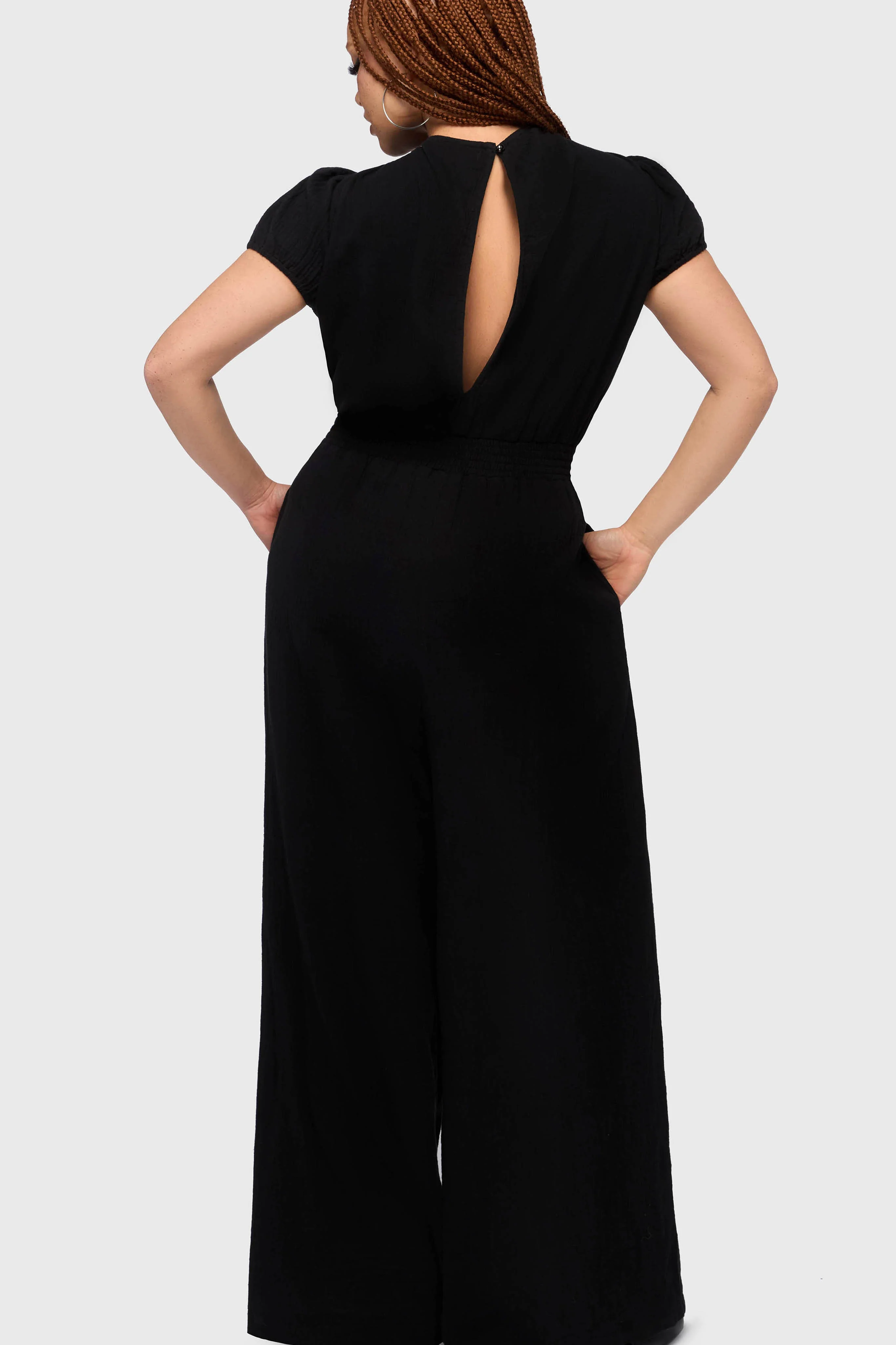 Gaia Adorned Embroidered Jumpsuit - Image 8