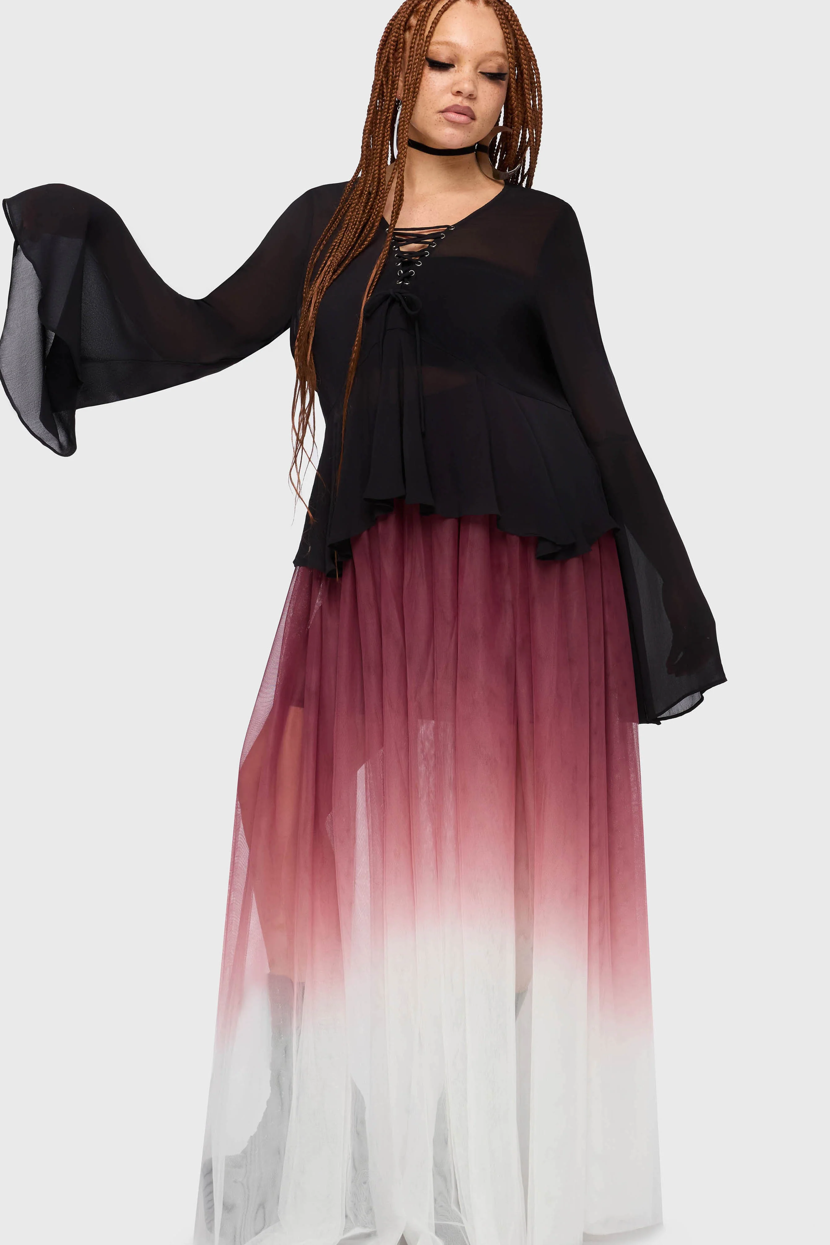 Gaia Adorned Long Sleeve Top - Image 9