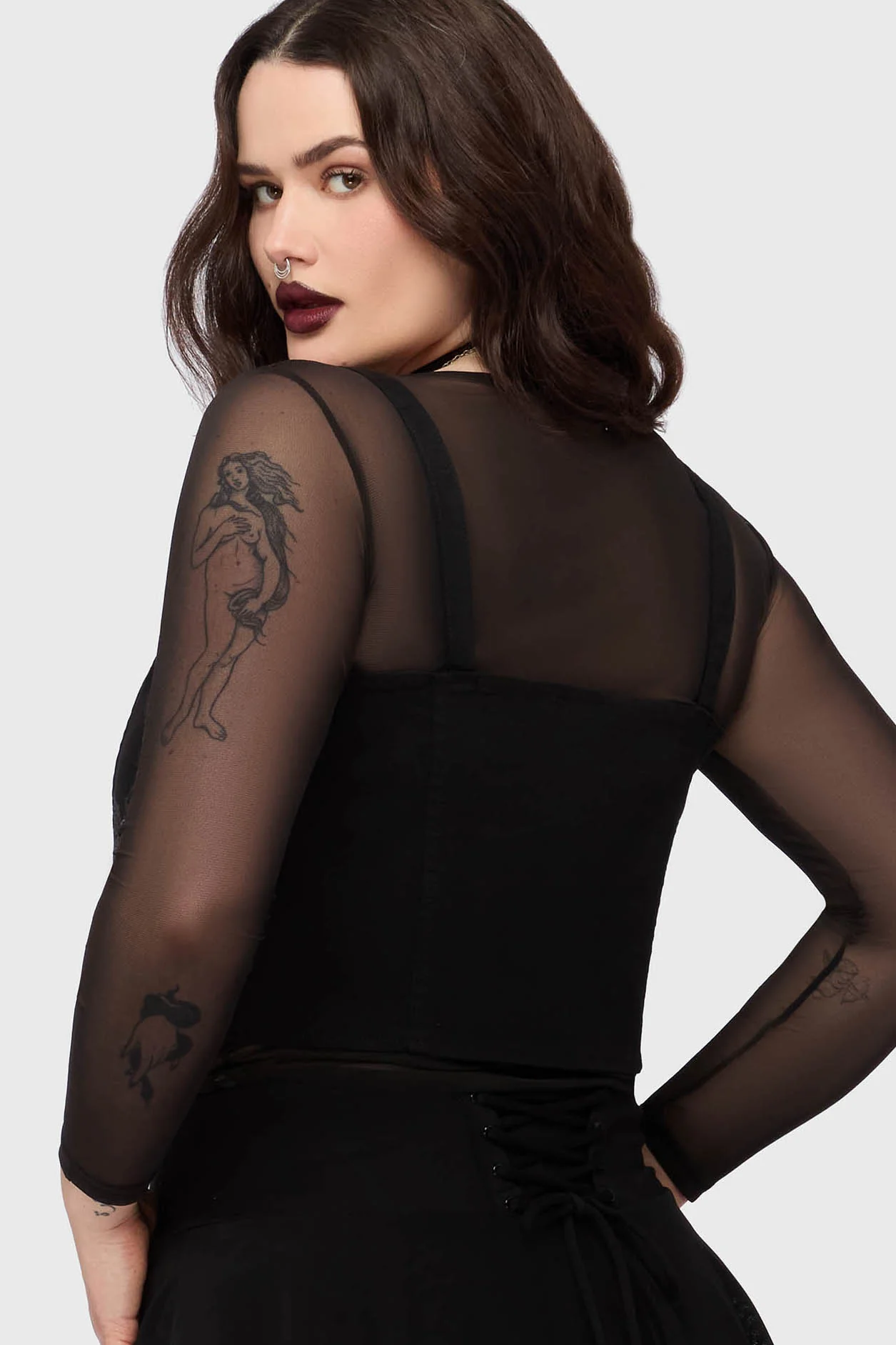 Gaia Adorned Underbust Corset - Image 8