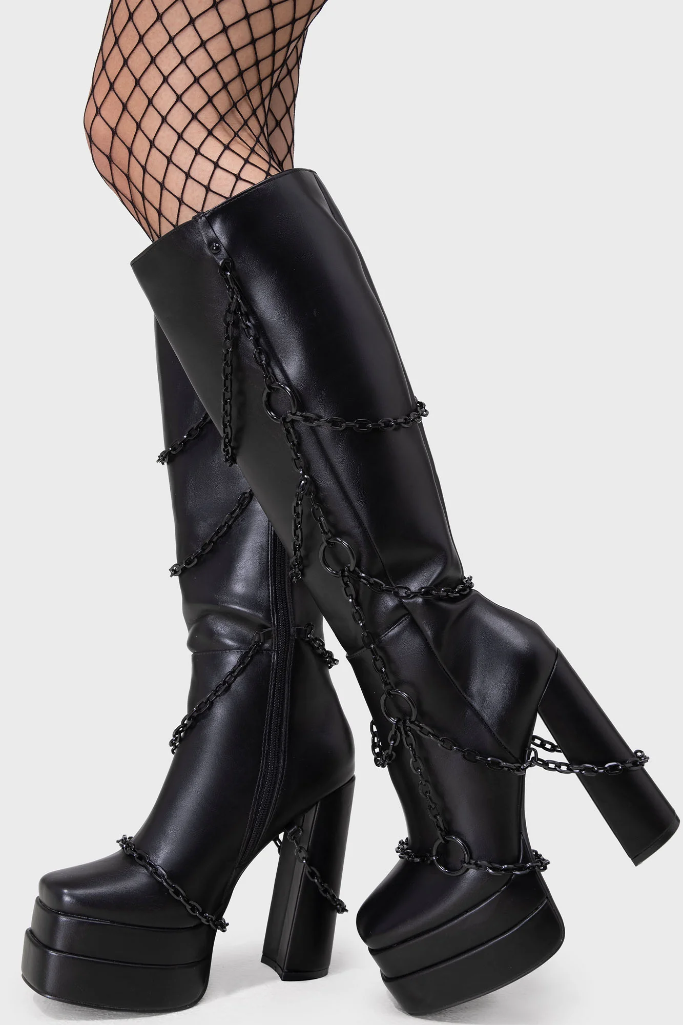 Gloomed & Doomed Knee High Boots - Image 3