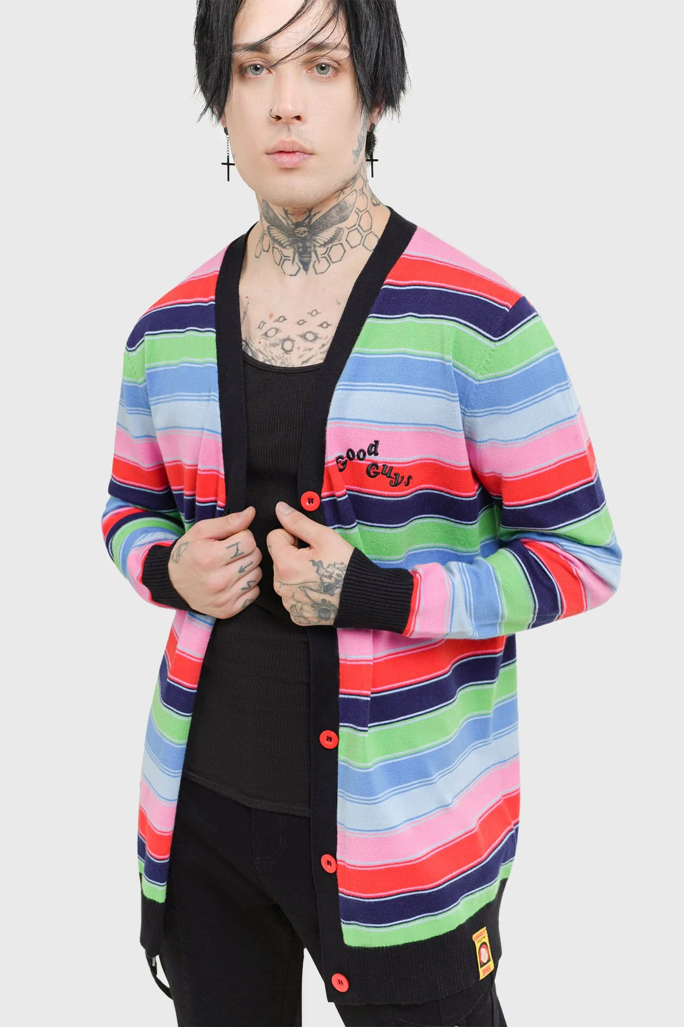 Good Guys Finish Last Knit Cardigan - Image 4