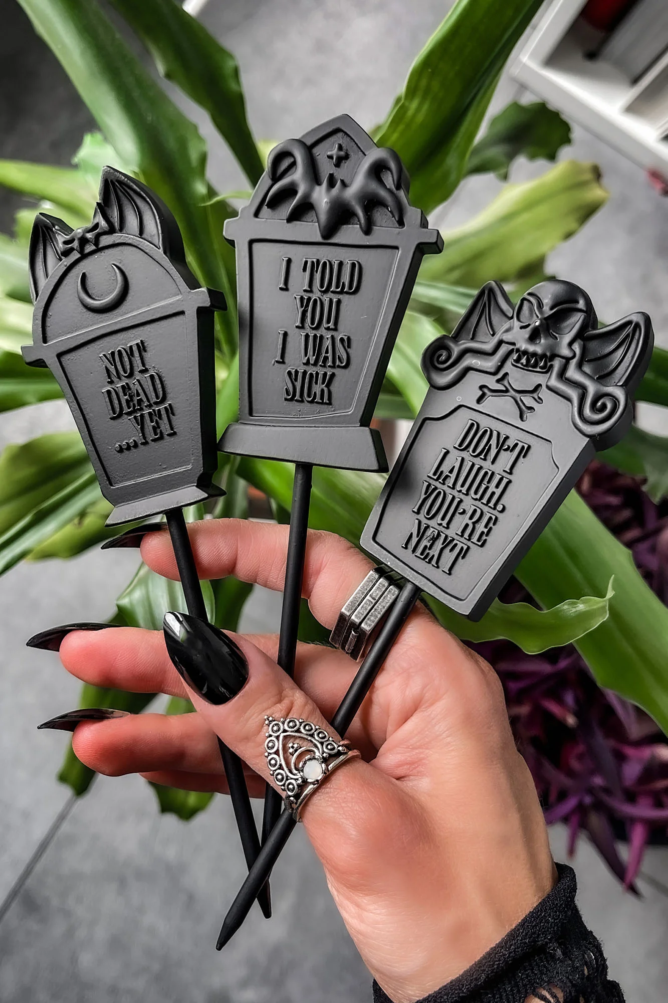Gravestone Plant Pot Markers - Image 4