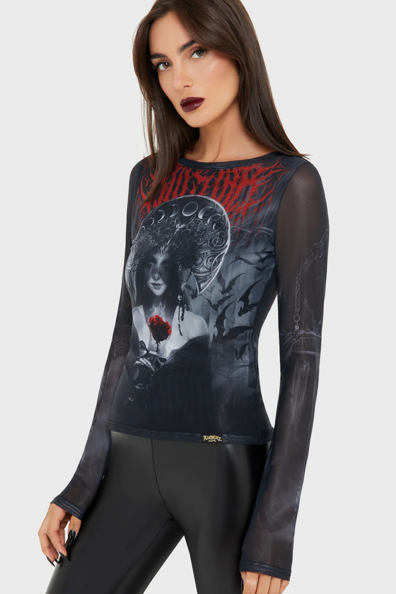 Grimalkins Glass Mesh Top - Image 4