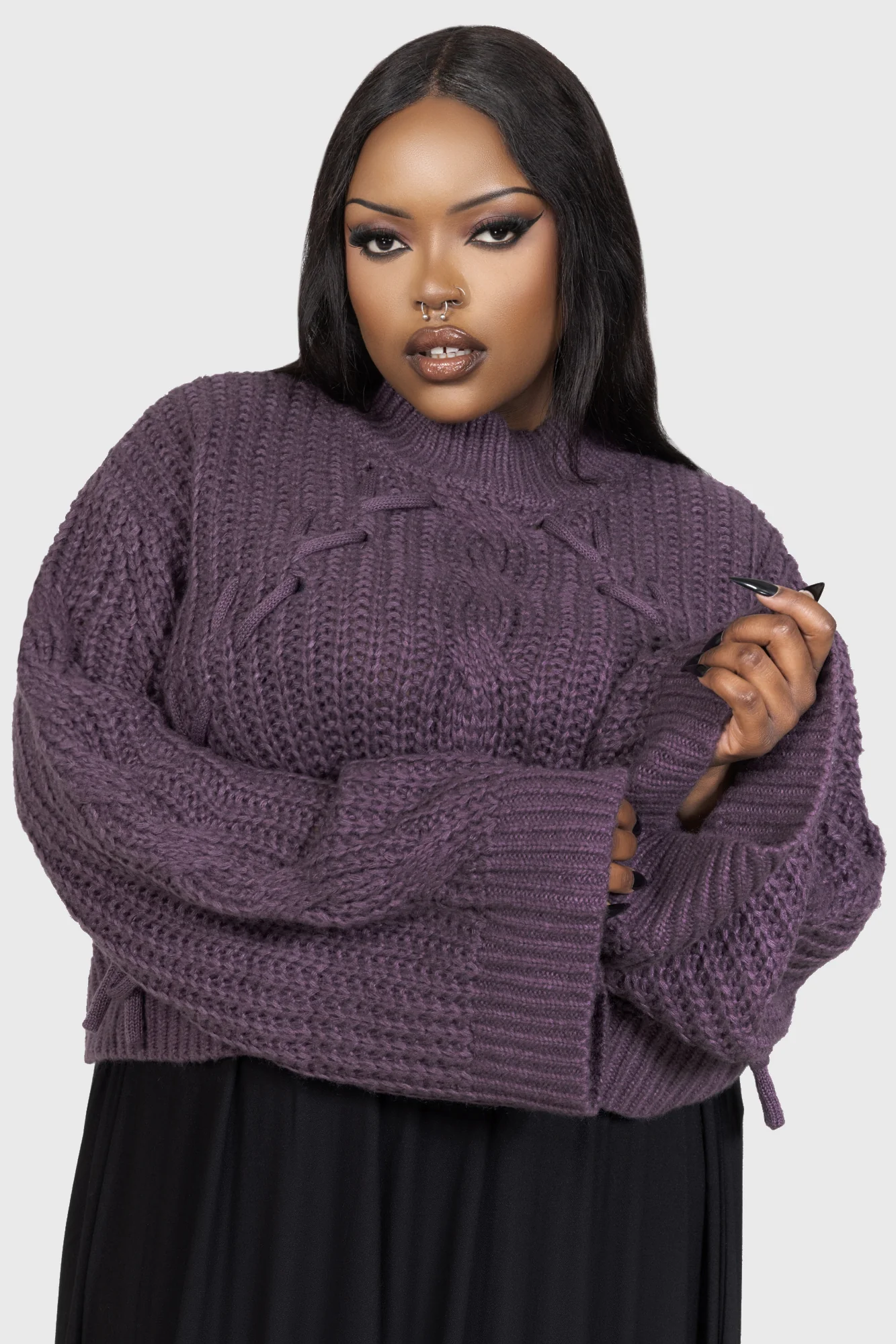Hexelore Sweater [PURPLE] - Image 5