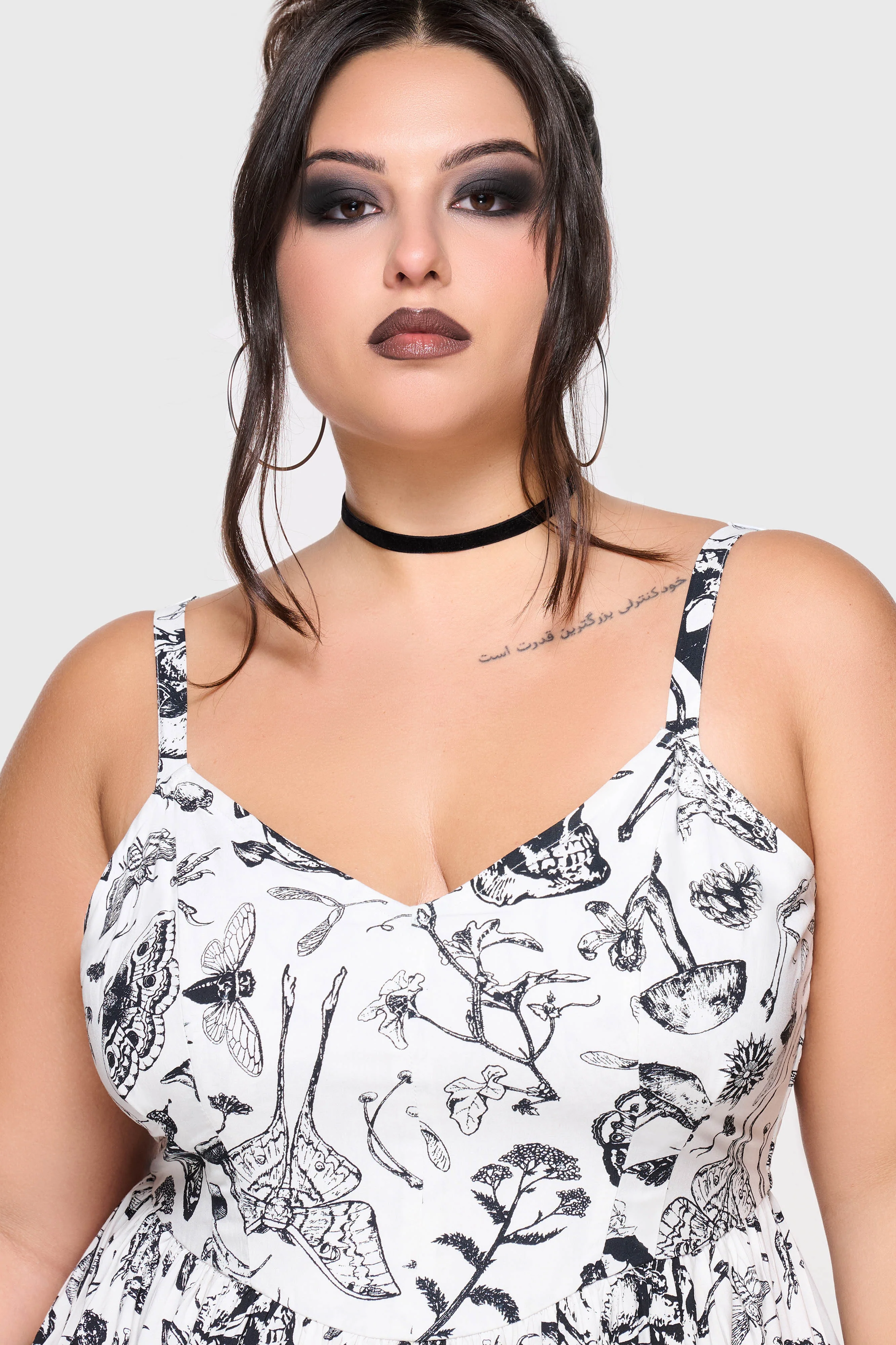 Junniper Maxi Dress [WHITE/BLACK] - Image 8