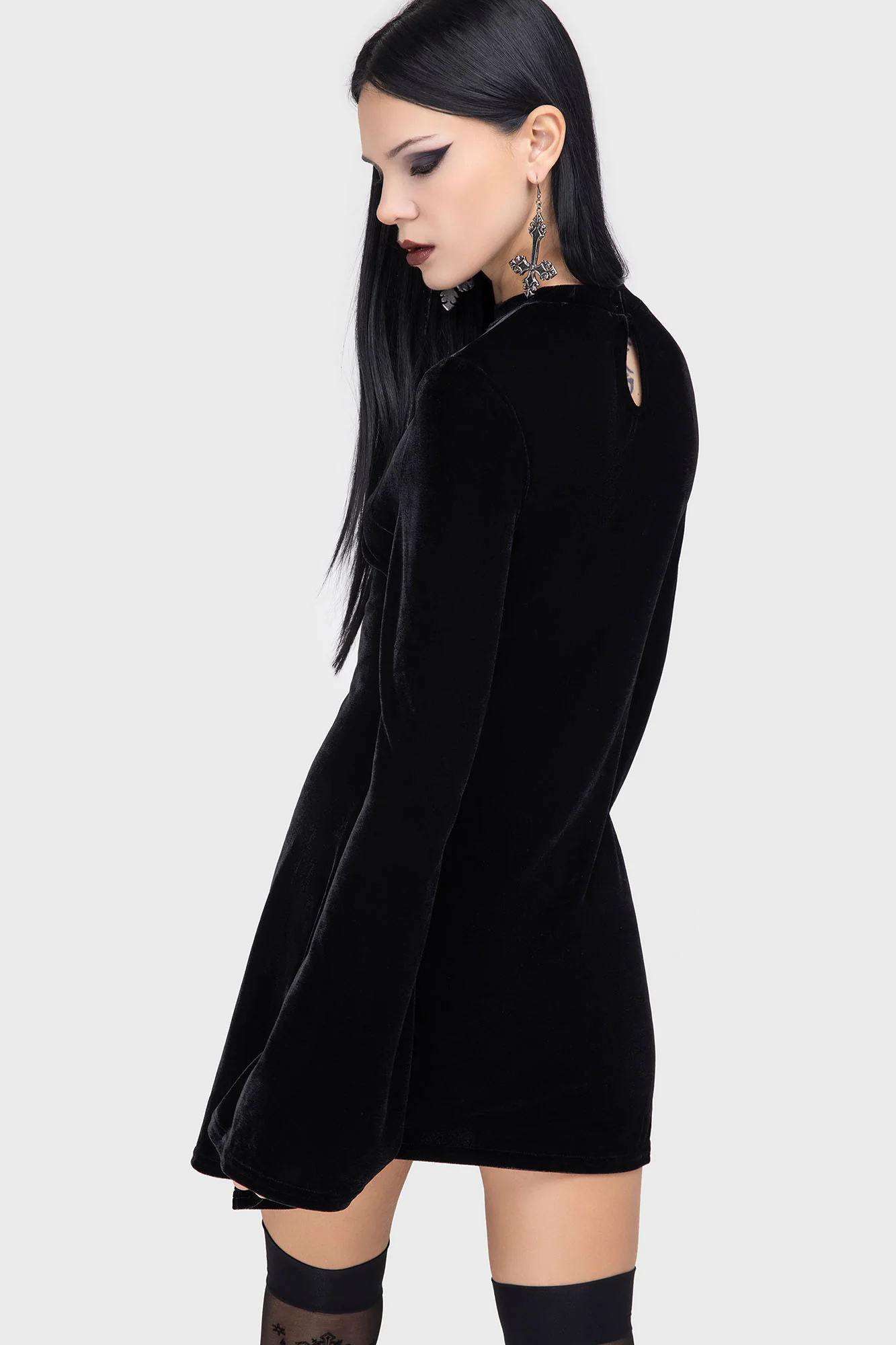 Serenade Of Shadows Mini Dress - Image 4