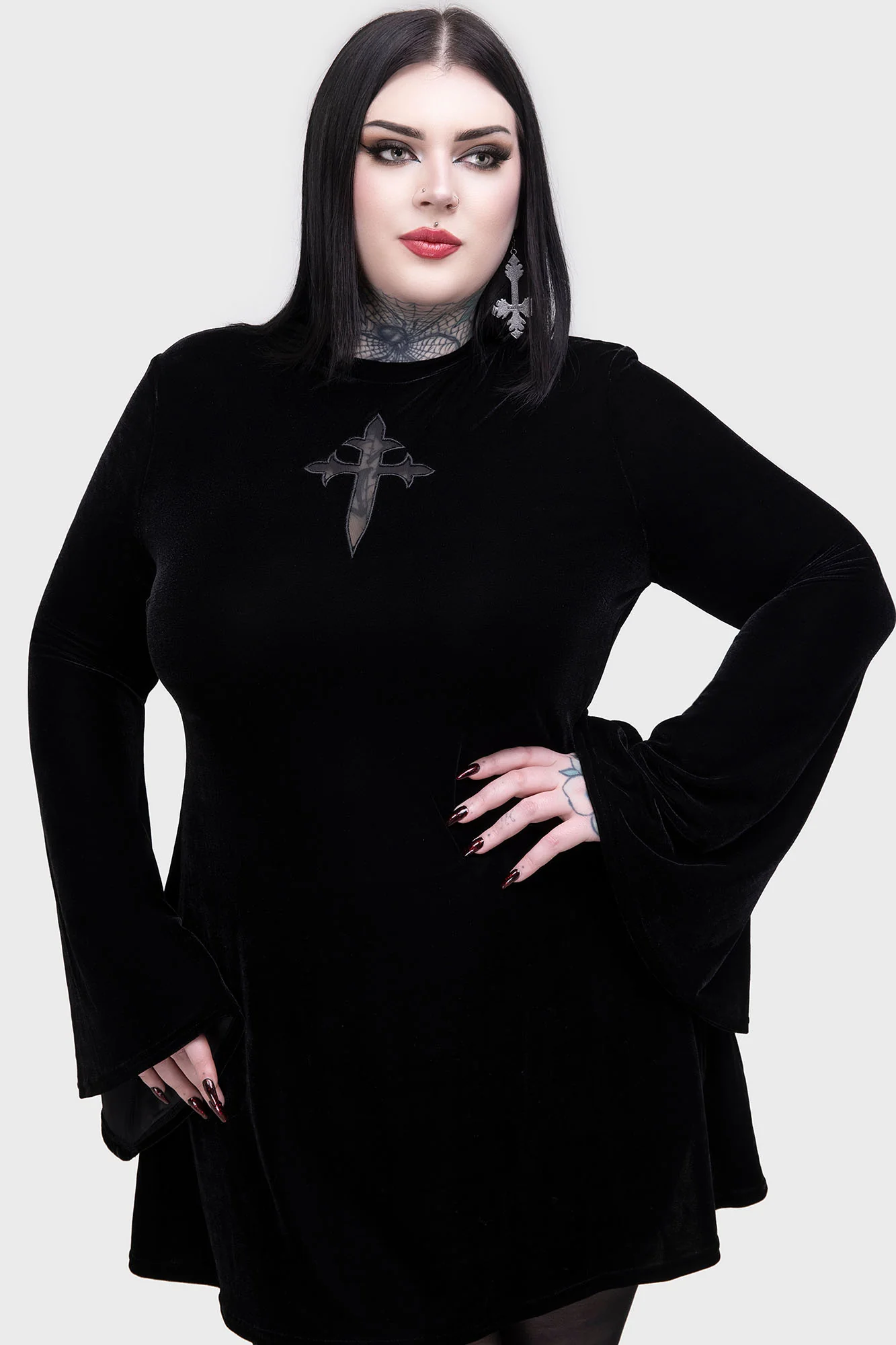 Serenade Of Shadows Mini Dress - Image 5