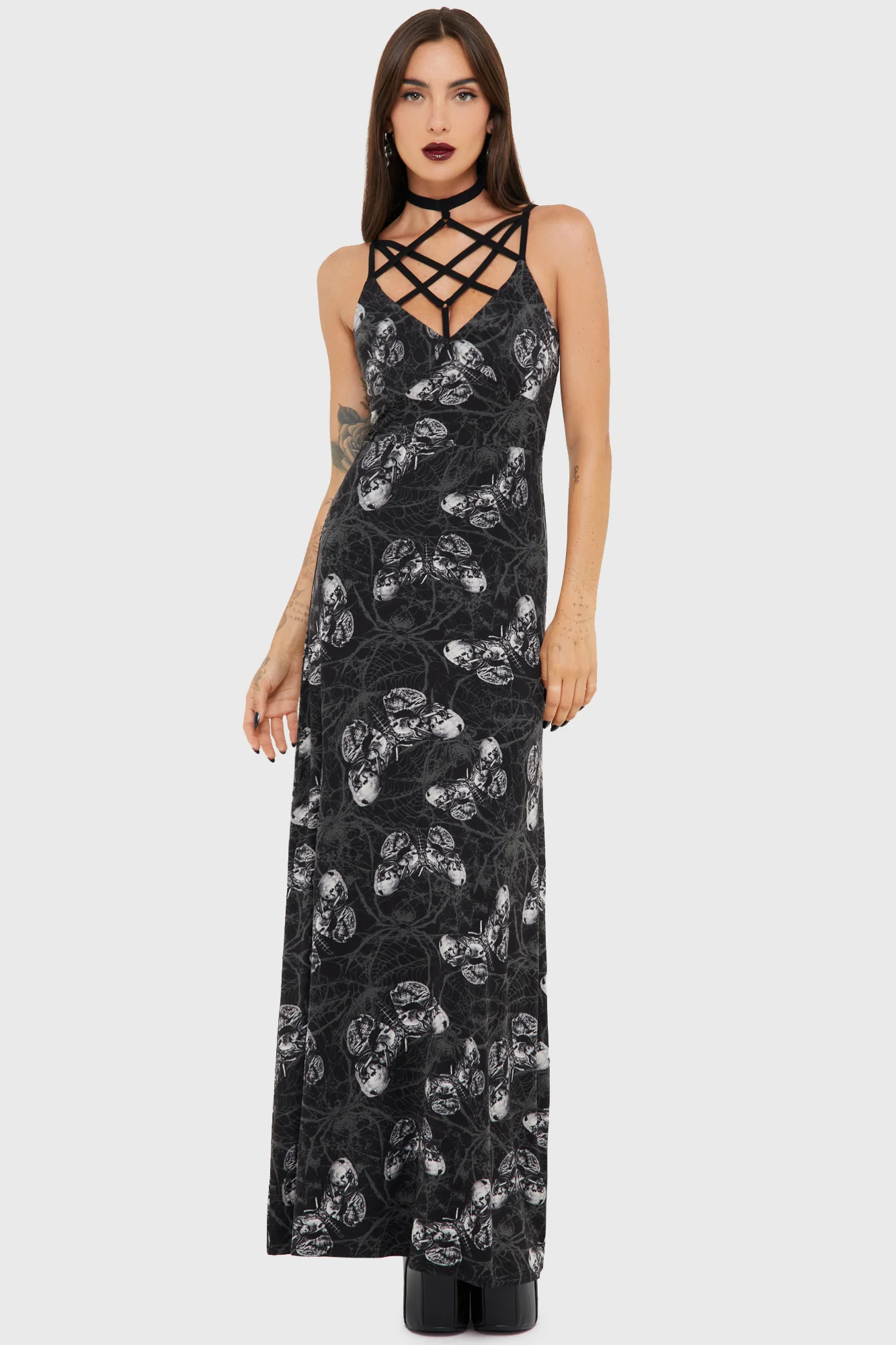 Spidrasica's Web Maxi Dress - Image 3