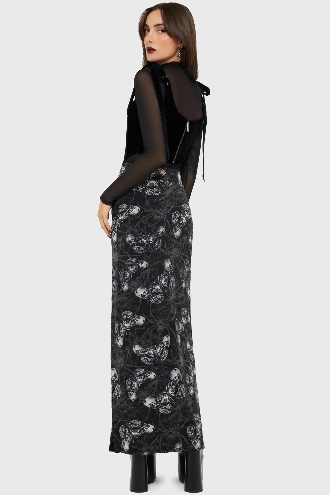 Spidrasica's Web Maxi Skirt - Image 4
